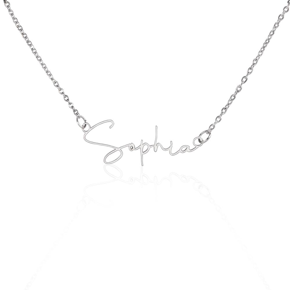 Signature Style Custom Name Necklace – Personalized with Your Unique Name