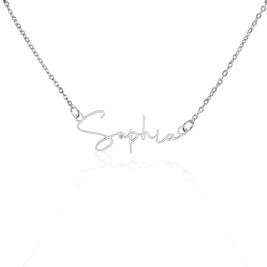 Signature Style Custom Name Necklace – Personalized with Your Unique Name