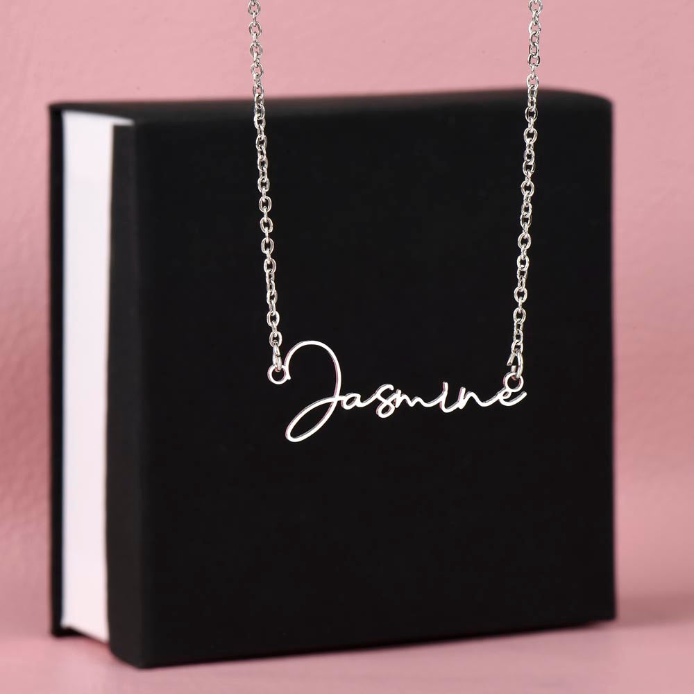 Signature Style Custom Name Necklace – Personalized with Your Unique Name