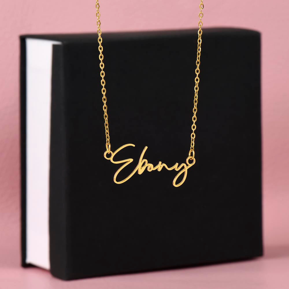 Signature Style Custom Name Necklace – Personalized with Your Unique Name