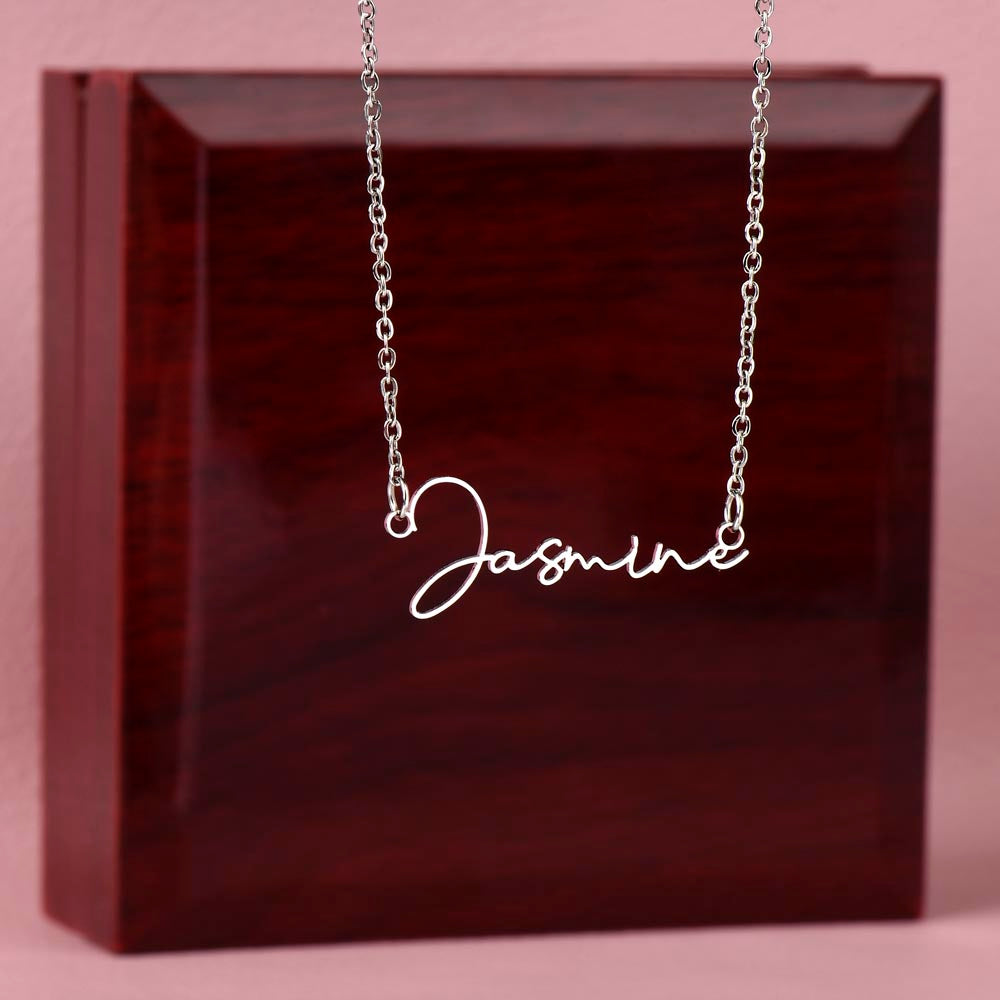 Signature Style Custom Name Necklace – Personalized with Your Unique Name