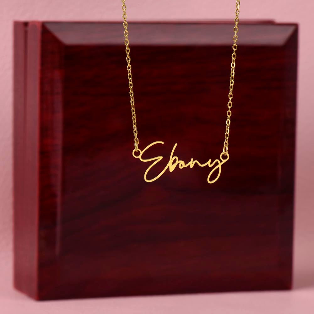 Signature Style Custom Name Necklace – Personalized with Your Unique Name